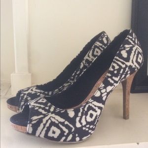 Christian Siriano open-toe heels